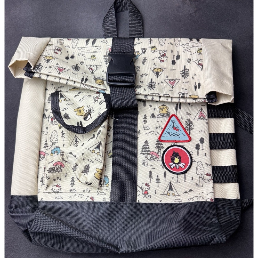 Hello Kitty Camping‎ S'mores Backpack Tote Bag Sanrio Kawaii Outdoor Cute